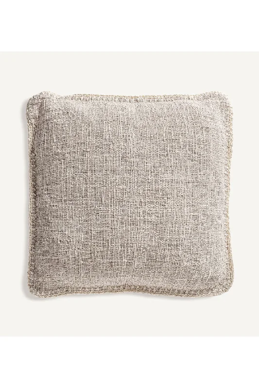 Off-White Cotton Cushion | Vical Home Clancy