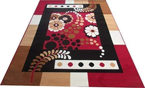 Irfan Carpets Most Prefer Design Carpet for Home & Living Room 180 X 240 cm (6X8 FEET) Multi Colour