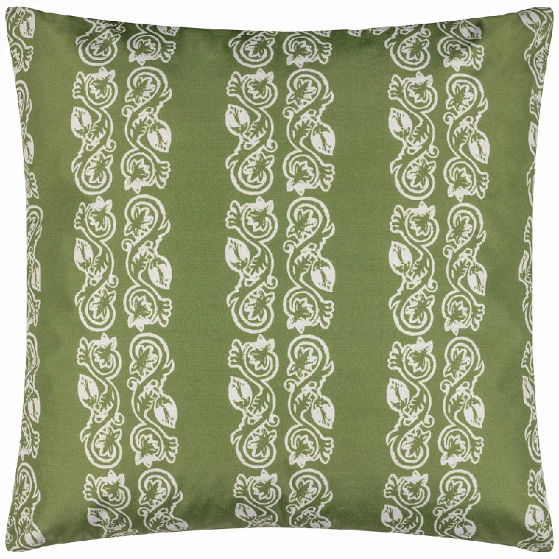 Kalindi Stripe Outdoor Cushion Olive