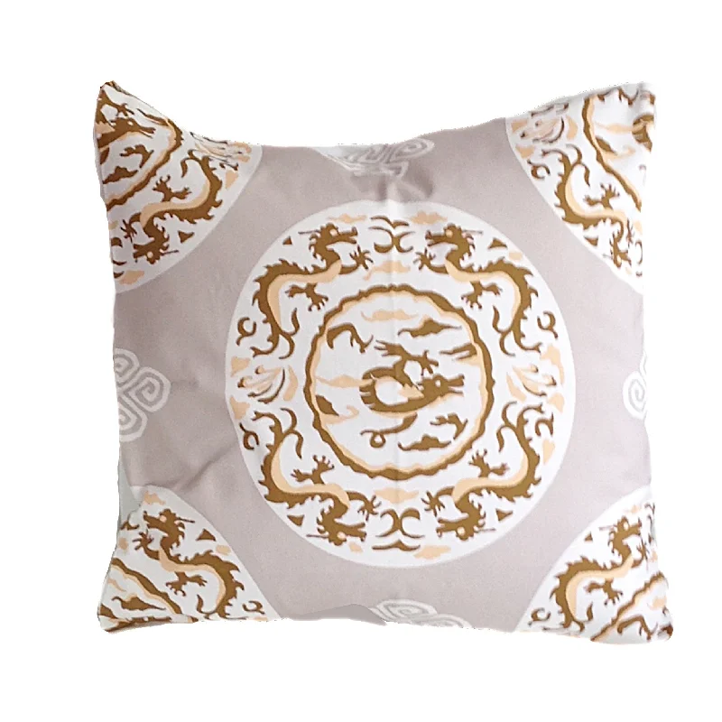 Dana Gibson Grey Dragon 22" Pillow