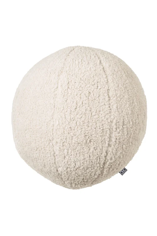 Brisbane Cream Ball Pillow | Eichholtz Palla L