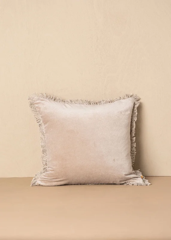 Velvet Cushion | Stone