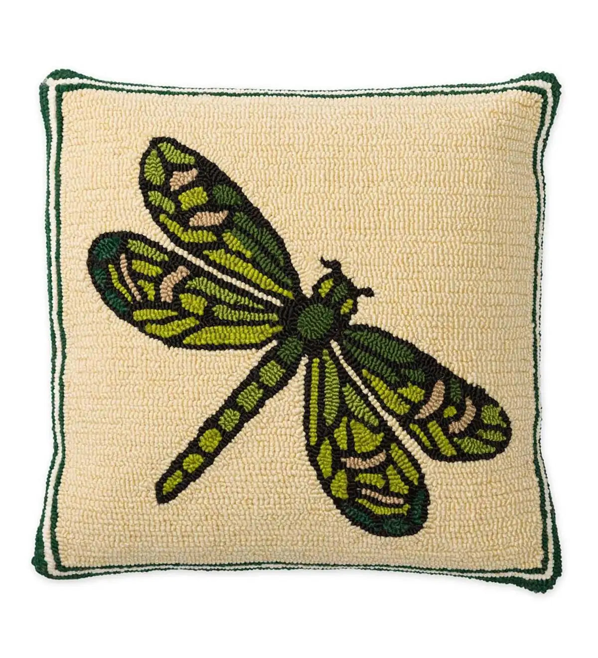 Evergreen Dragonfly Pillow