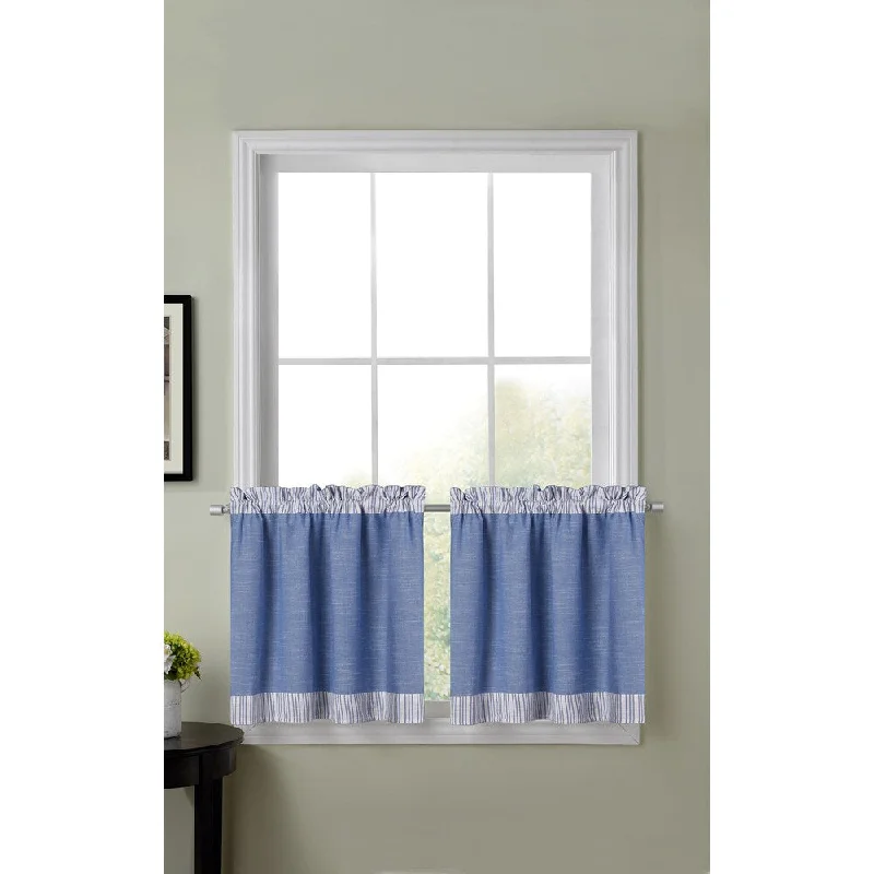 Amherst Cotton 30x36 Kitchen Tier Curtains